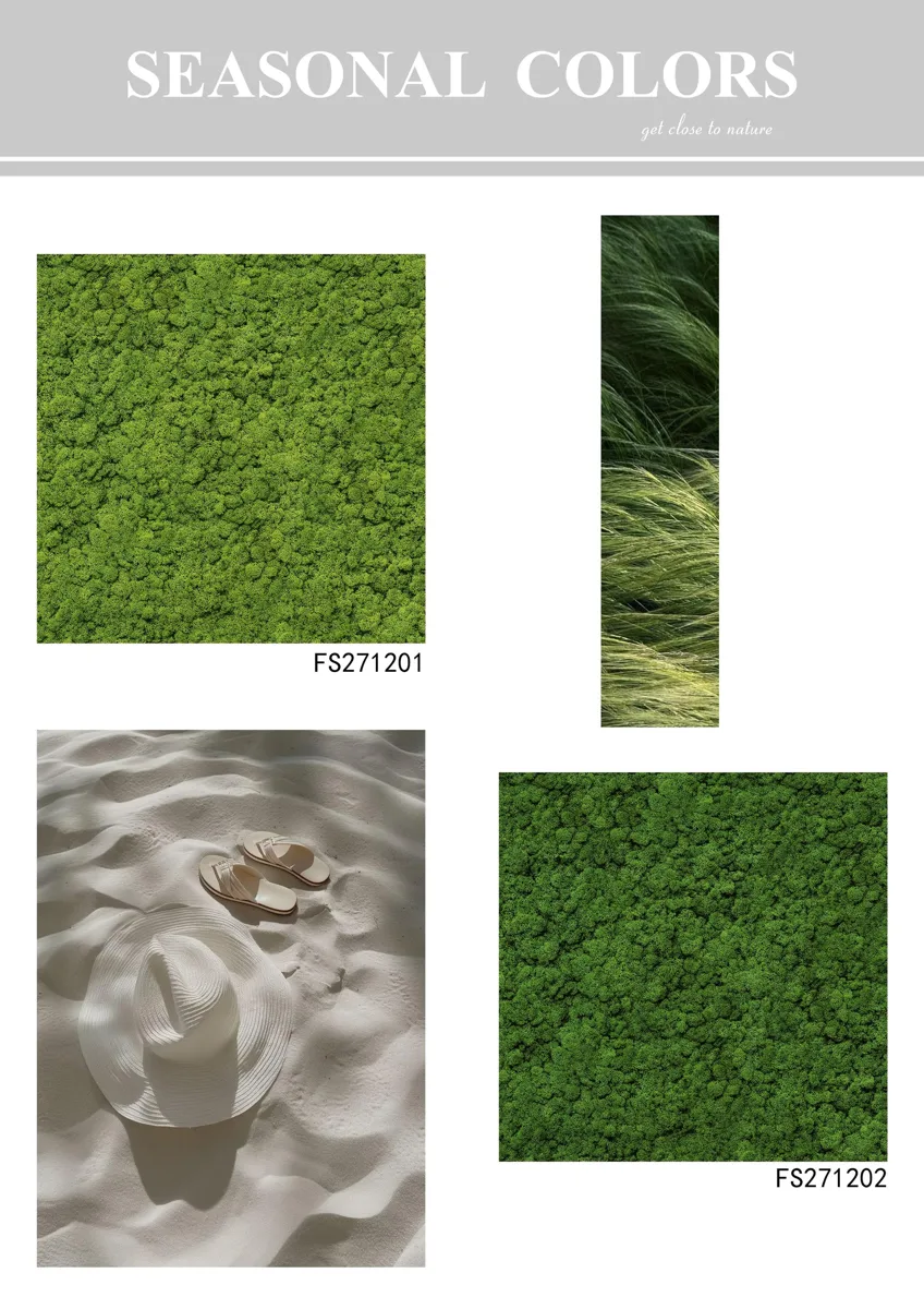 Seasonal Colours Greenery FS2712 Wallpaper in a room
