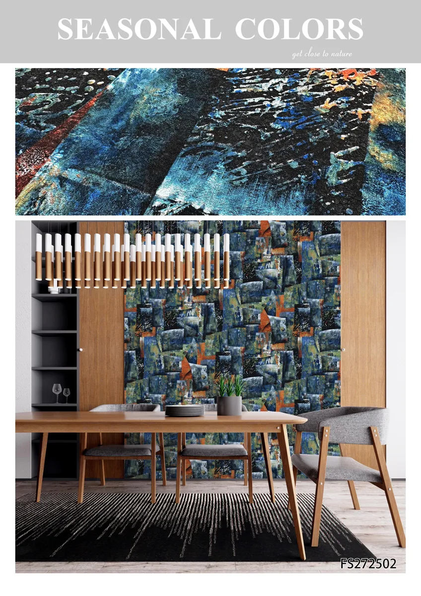 Seasonal Colours Graffiti FS2725 Wallpaper in a room
