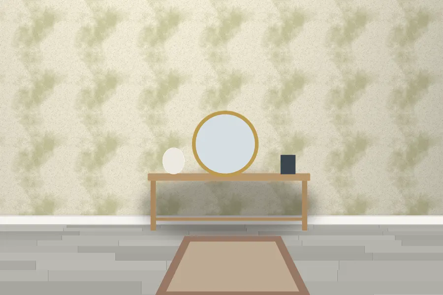 Colville Agate Swirl Wallpaper in a room
