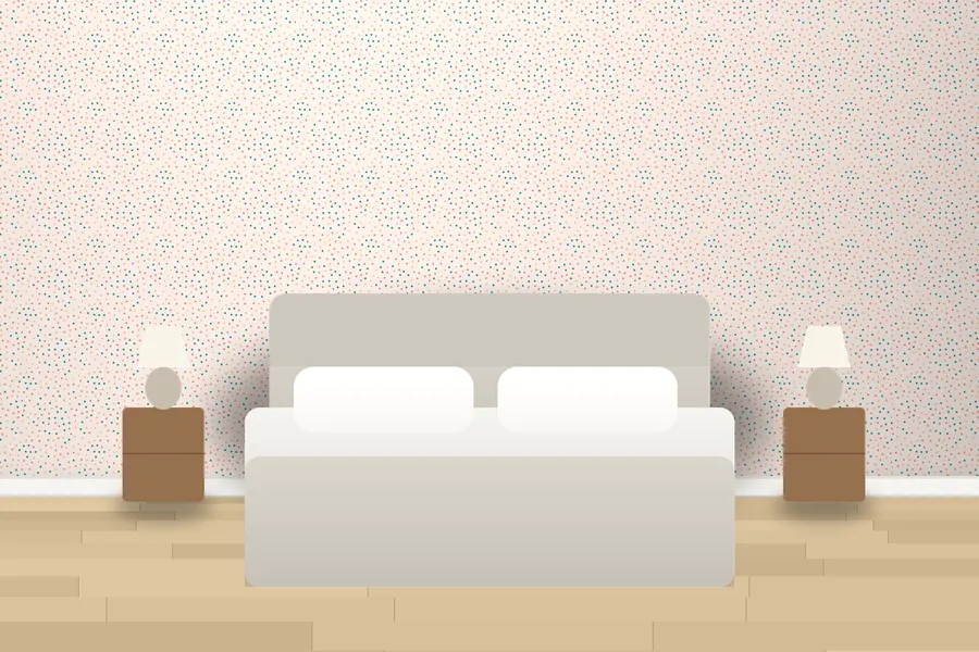 Sutton Confetti Wallpaper in a room