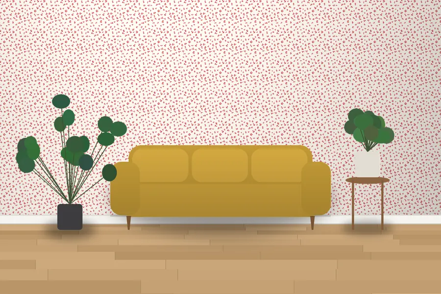 Trevose Leopard Spot Wallpaper in Pillar Box