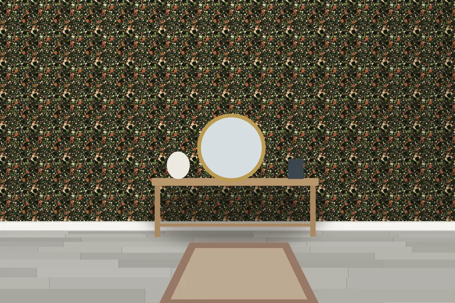 Dexter Terrazzo Wallpaper in a room