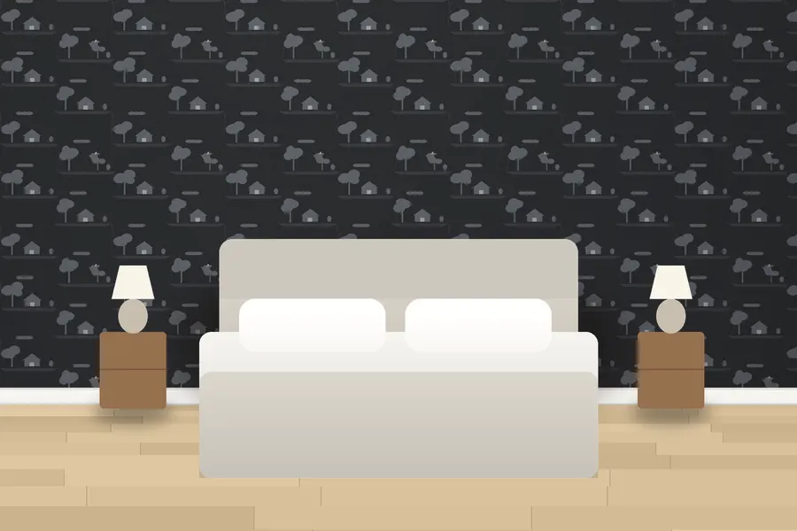 Cressida Pastoral Toile Wallpaper in Charcoal Dusk