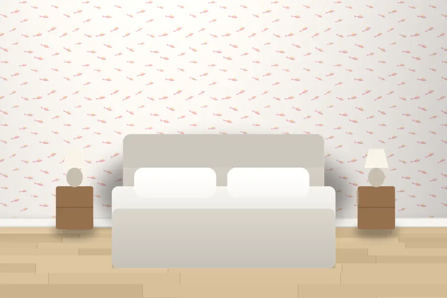 Maxwell Flock of Birds Wallpaper in Nursery Pastel