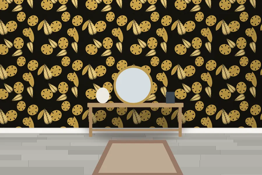 Brandon Rainforest Wallpaper in a room
