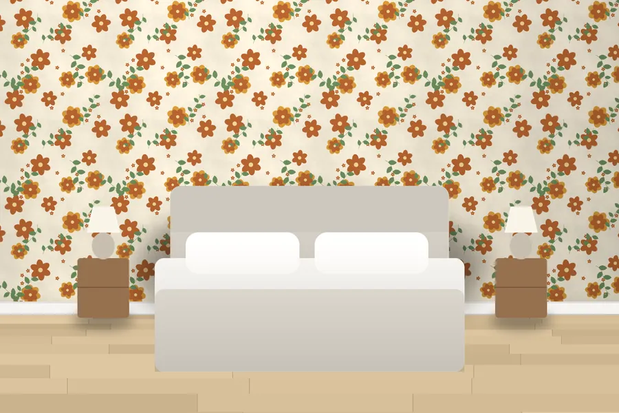 Parham Grand Peony Wallpaper in a room