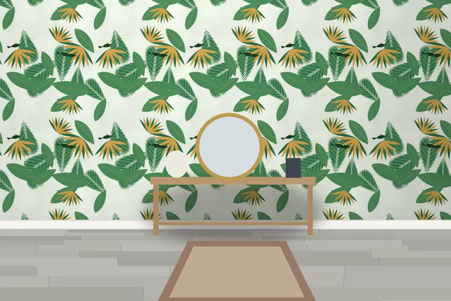 Benthall Island Botanica Wallpaper in Rainforest Canopy