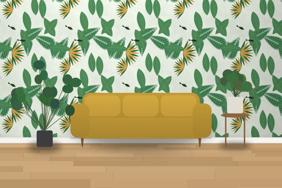 Trentham Rainforest Parrot Wallpaper in Rainforest Canopy