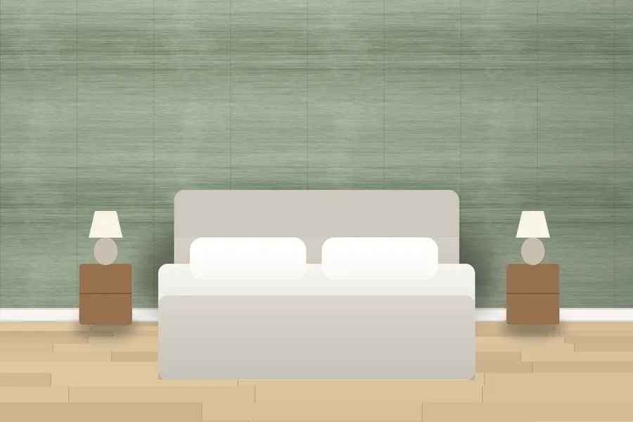 Fyne Shot Silk Effect Wallpaper in a room