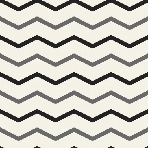 Kingsley Chevron Wallpaper in Ink on Paper