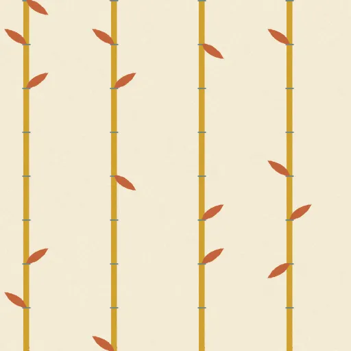 Stanhope Bamboo Trellis Wallpaper in Mustard Mid