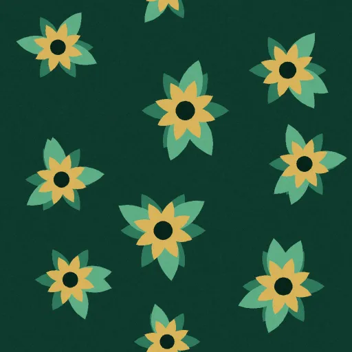 Trevose Rosette Floral Wallpaper in Emerald Gold