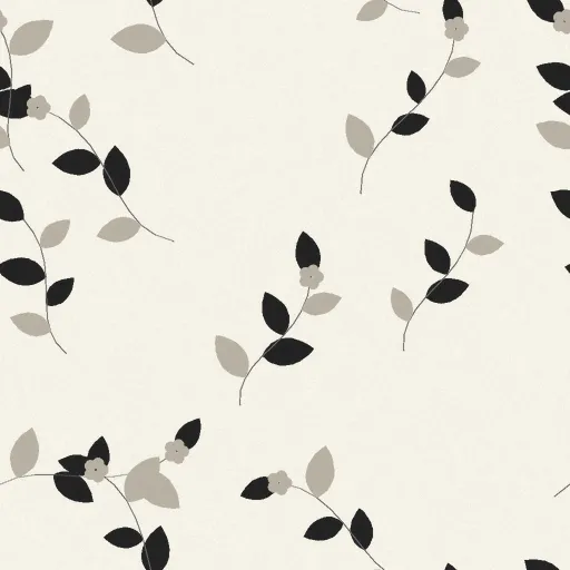 Chelmer Trailing Vine Wallpaper in Ink on Paper