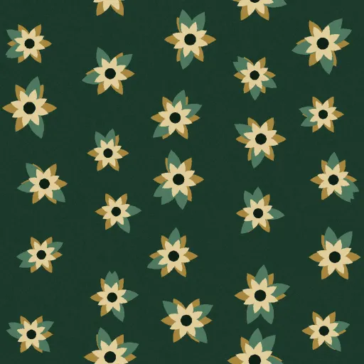 Rossiter Rosette Floral Wallpaper in Bottle Green Brass