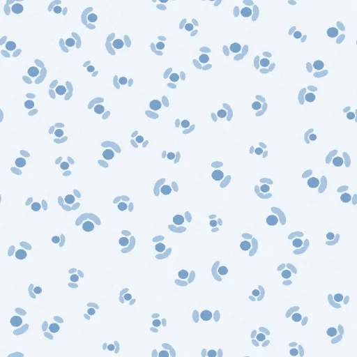 Copley Leopard Spot Wallpaper in Sky Wash