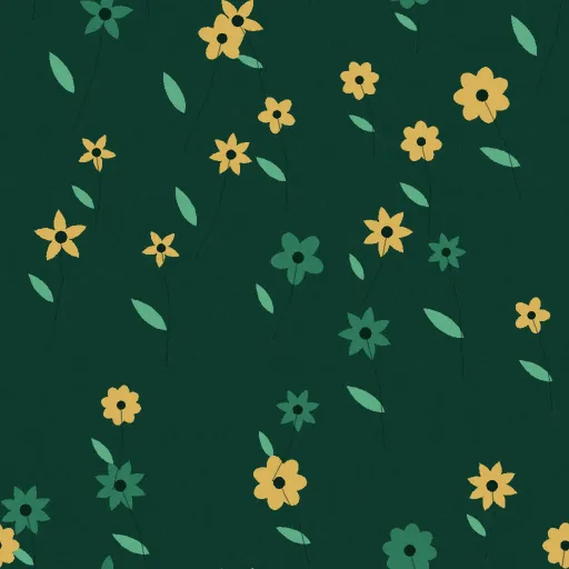 Selby Wild Meadow Wallpaper in Emerald Gold