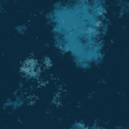 Nettle Watercolour Wash Wallpaper in Ocean Deep