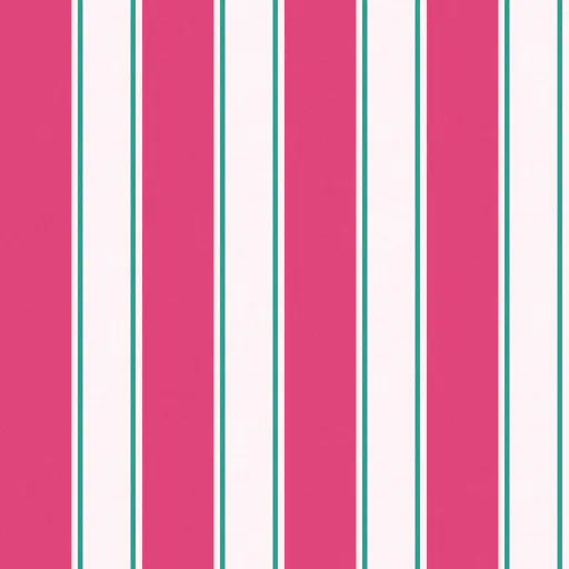 Haywood Regency Stripe Wallpaper in Fuchsia Pop