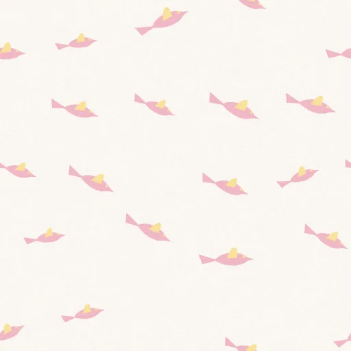 Rowan Flock of Birds Wallpaper in Nursery Pastel