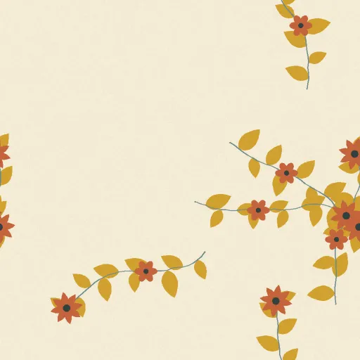 Lorimer Woodland Vine Wallpaper in Mustard Mid