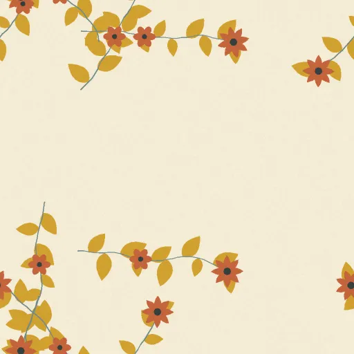 Yardley Woodland Vine Wallpaper in Mustard Mid