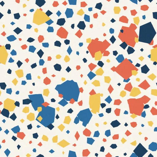 Ravenscroft Terrazzo Wallpaper in Riviera