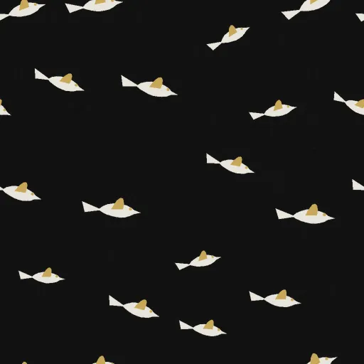 Brook Flock of Birds Wallpaper in Noir