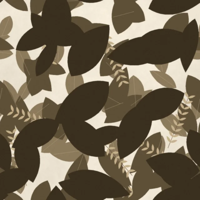 Chartwell Herbarium Mural Wallpaper in Sepia Herbarium