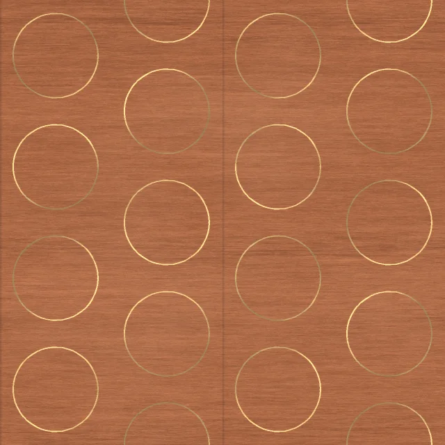 Hanbury Gilded Grasscloth Wallpaper in Terracotta Jute