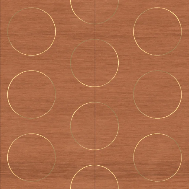 Wrest Gilded Grasscloth Wallpaper in Terracotta Jute